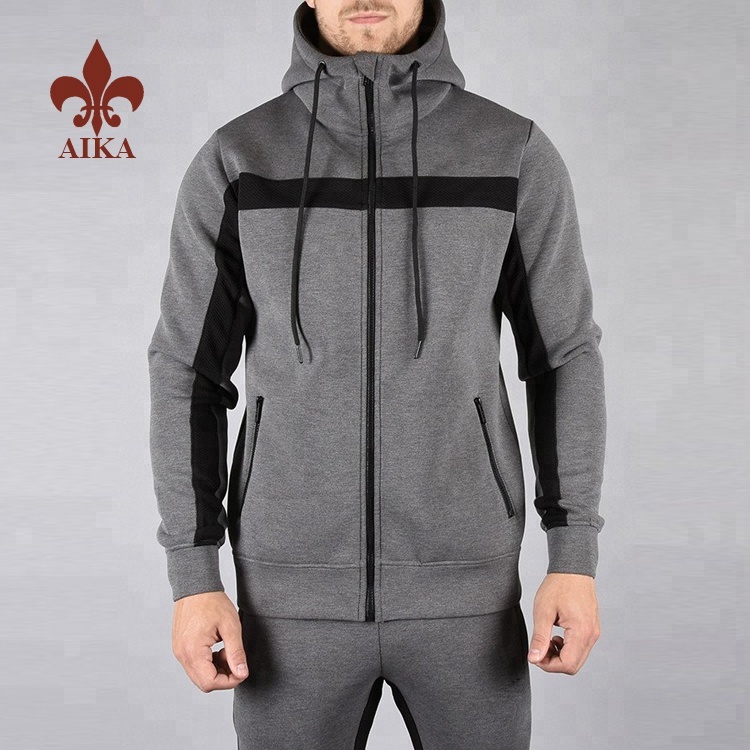 professional factory for Sport Trousers - High quality Cheap 80% cotton 20% polyester  men custom french terry hoodies – AIKA