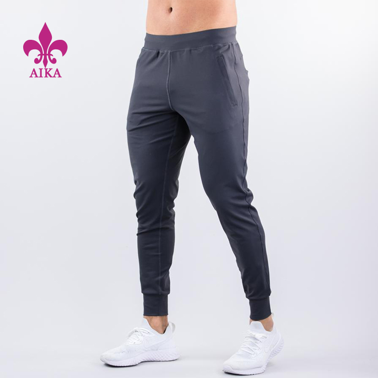 Factory supplied Sport Pants - Wholesale Custom polyester spandex adults trousers workout training track pants for men – AIKA
