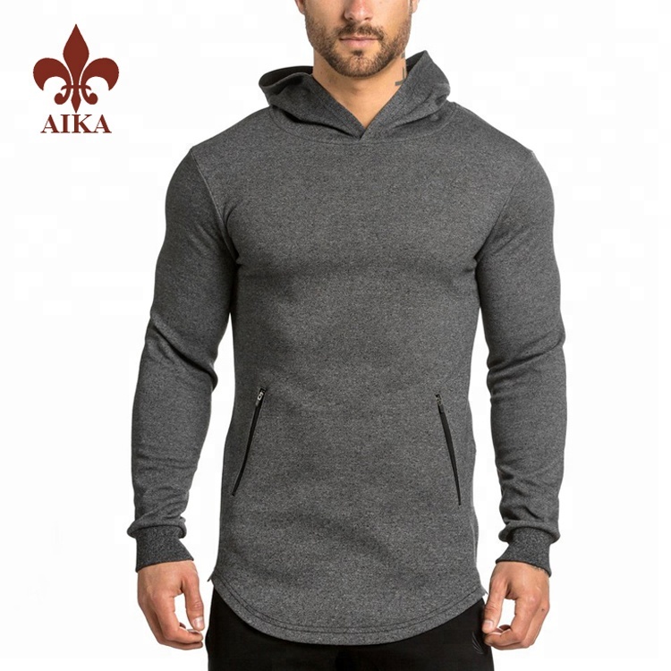 High quality wholesale Customized cheaper mens slim fitted Hoodie