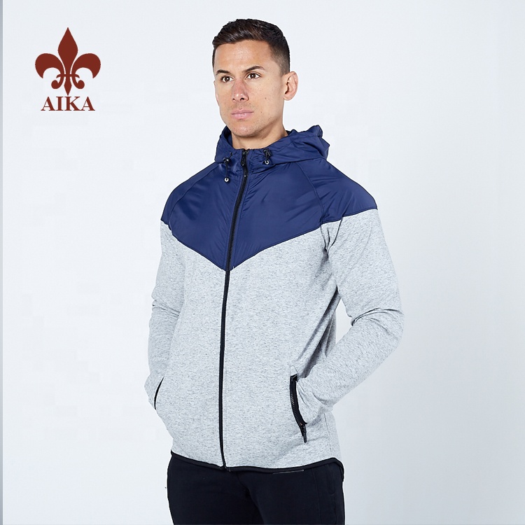 2019 China New Design Men Casual Sweatpants - High quality custom 100% cotton polyester loose fit mens sports running hoodies – AIKA