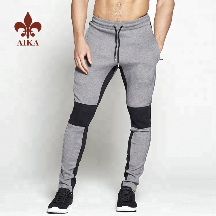 Big discounting Front Seamless Yoga Pants - Wholesale Best quality custom Dry fit workout men gym joggers 2018 – AIKA