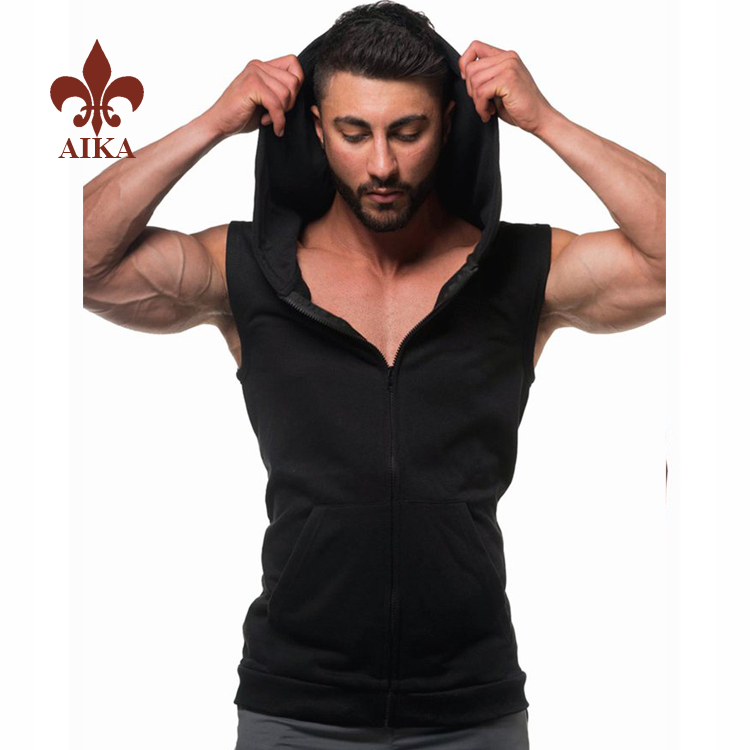 High definition Men Plain Shirt - OEM China sportswear Supplier wholesale custom bodybuilding men gym clothes – AIKA