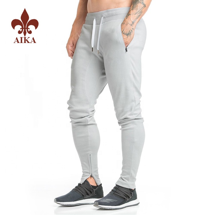 Best-Selling Polyester Pants Wear - High quality Custom slimming style compression cotton men sports jogger pants – AIKA