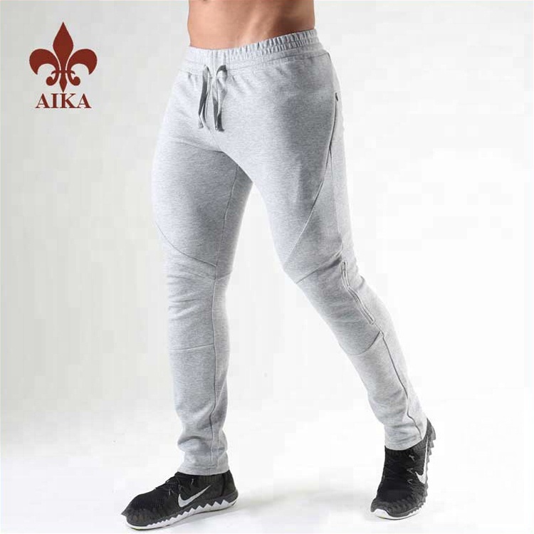 Factory supplied Pant - 2019 wholesale cotton polyester mens bottoms custom plain sports pants – AIKA