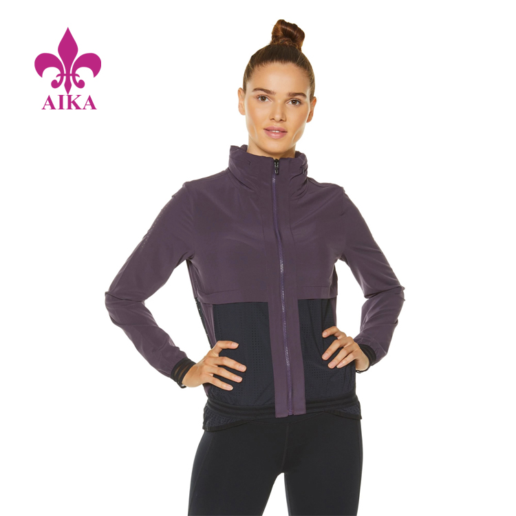 OEM/ODM Supplier Yoga Wear Manufacturer - OEM ladies winterbreak lightweight ultra-soft fitness gym wear workout casual sports jacket – AIKA