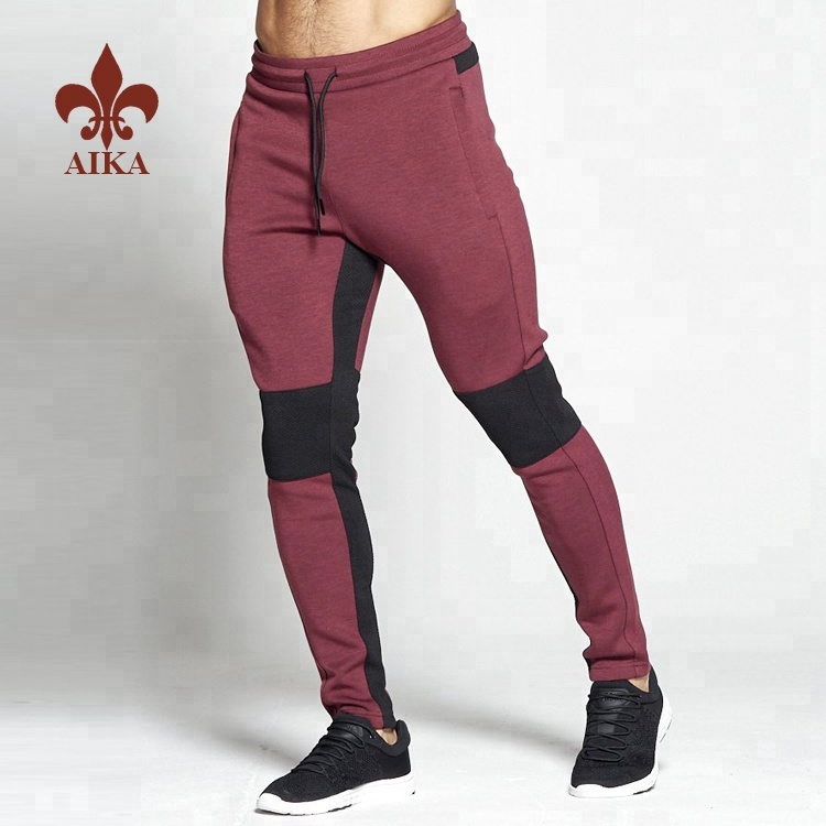 Wholesale High quality custom outdoor mens training slim fit skinny tapered joggers