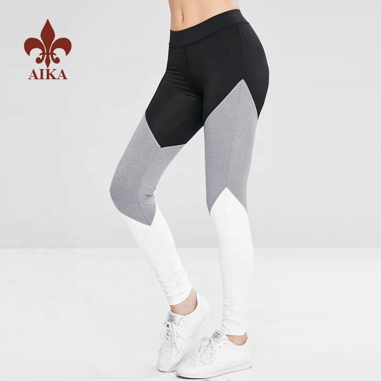 OEM/ODM China Fitness Bodysuits - Wholesale Nylon spandex quick dry breathable winter fitness sports compression leggings for women – AIKA