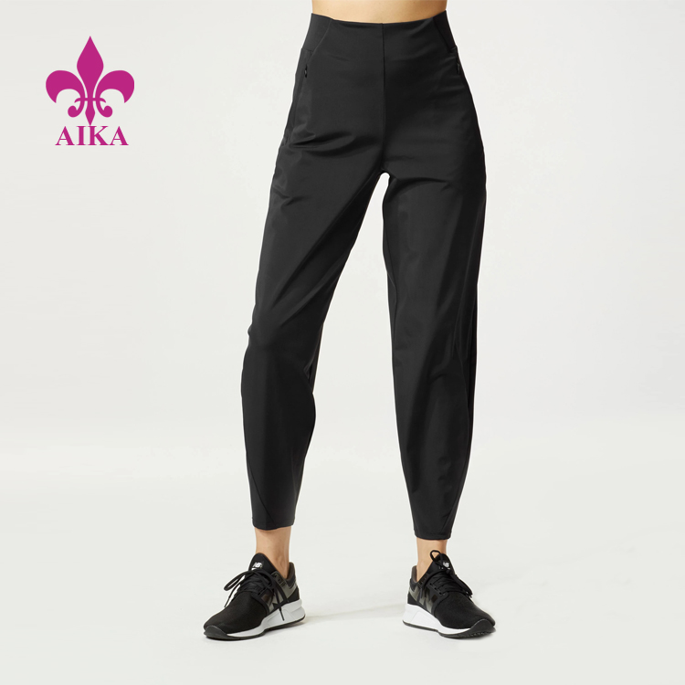 Wholesale Sport Clothing Relaxed Fit Side Seam Pocket Women Jersey Joggers Pants
