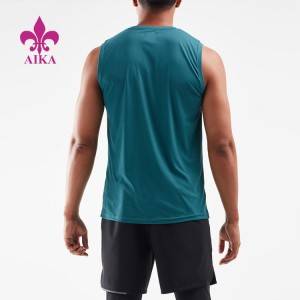 Factory Price Custom Wholesale Workout Clothing Stretch Quick Dry Gym Men Tank Top