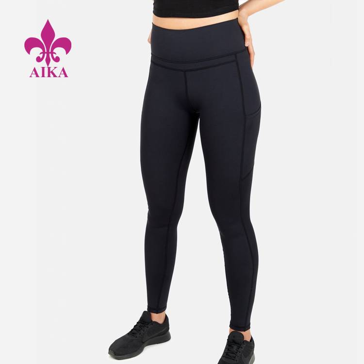 OEM Supply Jogger Pants - High Quality Women Sports Yoga Wear Breathable Stretch Workout Gym Leggings With Pockets – AIKA