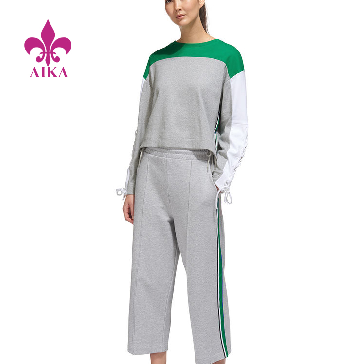 100% Original Wholesale Sportswear - New arrival  women oversize hoodies drawstring sleeves gym fitness wear running pullover sweatshirt – AIKA