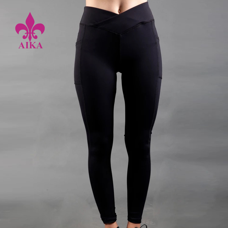 2019 High quality Fitness Shorts - Wholesale High Quality Activewear Custom Sports High Waist Fitness Stylish Leggings for Women – AIKA