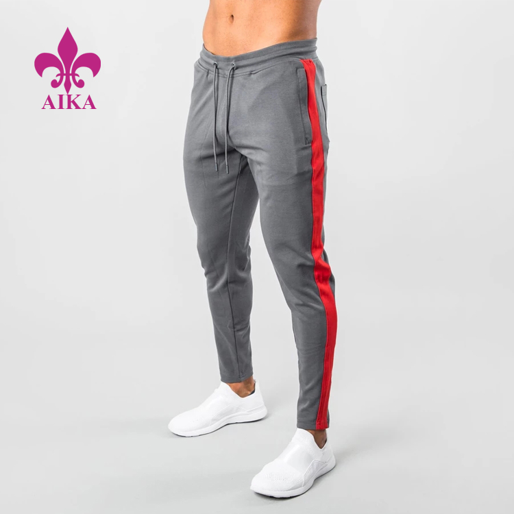 2019 China New Design Men Casual Sweatpants - OEM New Fashion Classic Design Casual Style Stripe Joggers Men Sports Sweat Pants – AIKA