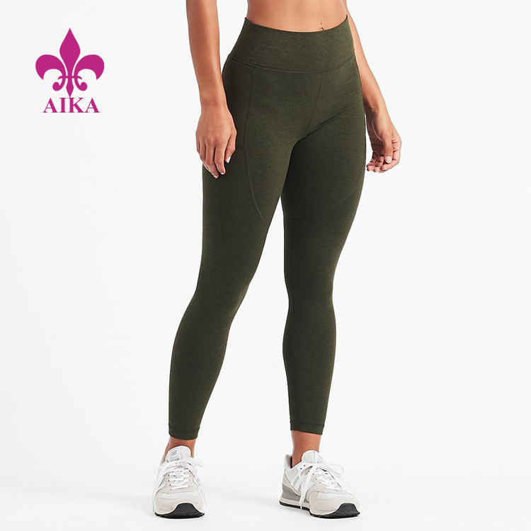 Top Quality Sports Bra Supplier - OEM Hight Quality Custom All-way Stretch Breathable Pocket Yoga Fitness Leggings – AIKA