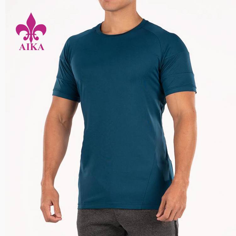 Hot Selling for Compression Pant - OEM Custom Logo Activewear Lightweight Breathable Muscle Athletic Gym T Shirt for Man – AIKA