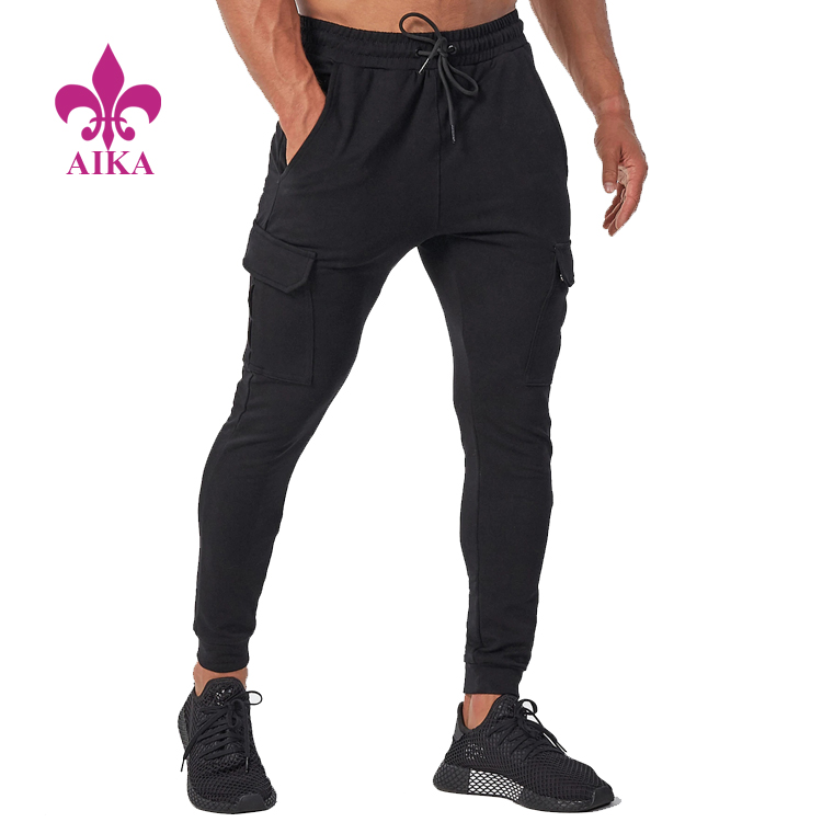 China wholesale Polyester Wear - Winter Wear Workout Bottom Pants Fitness Sweat Pants Mens Joggers Sports – AIKA