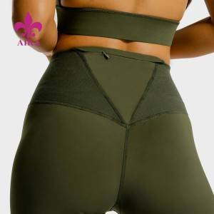 Ladies Performance Women leggings Spliced Design Yoga Running Training Tight Pants for Women