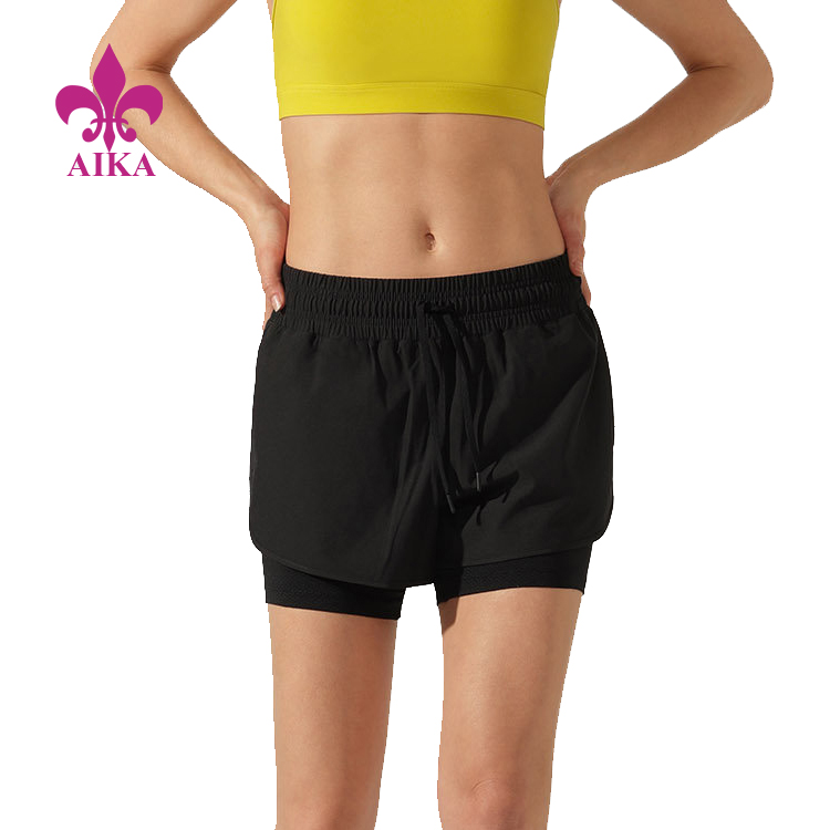 Well-designed Yoga Fitness - Must-Have Wholesale Custom Lightweight Mesh Short Tight Women Running Sports Shorts – AIKA