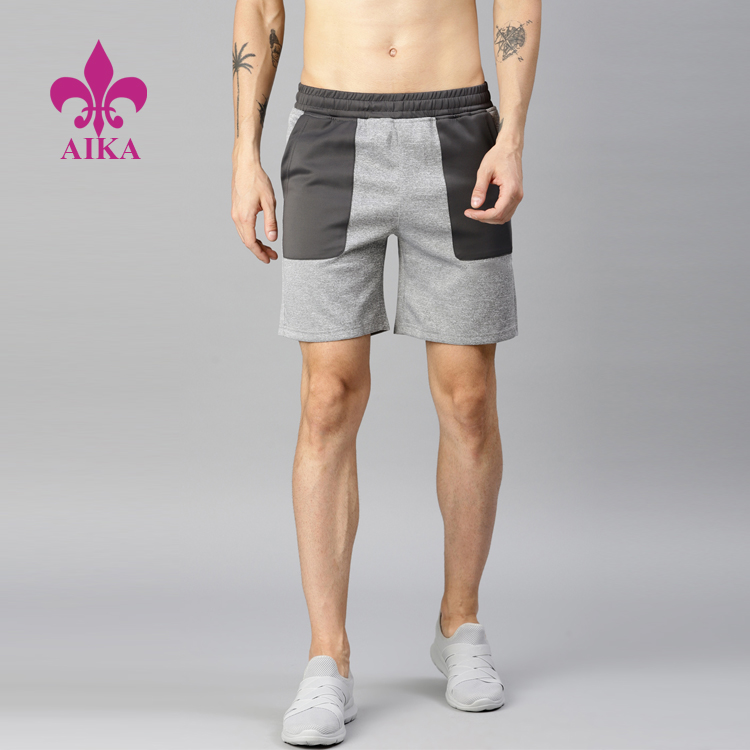 Manufacturer for Gym Yoga Set - 2019 New Basics Design Cusstom Men Solid Rapid Dry Regular Fit Sports Running Shorts – AIKA