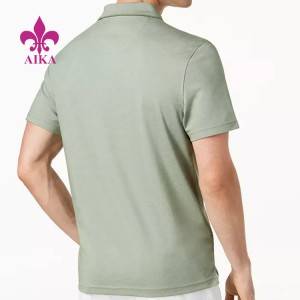 2021 New Coming Short Sleeves Tee Wholesale Cotton Polyester Polo Collar Men’s T Shirts