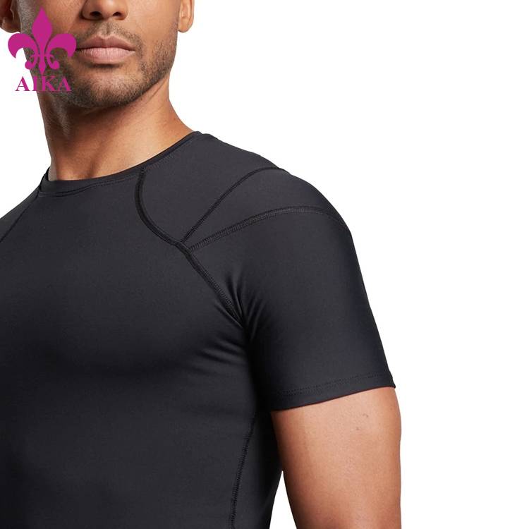 Men's Bodybuilding Fitness Gyms Cotton/Spandex T-Shirt Sports Breathable  Muscle Fit Top Tee Shirt - China Cotton T Shirt and Printing T-Shirt price