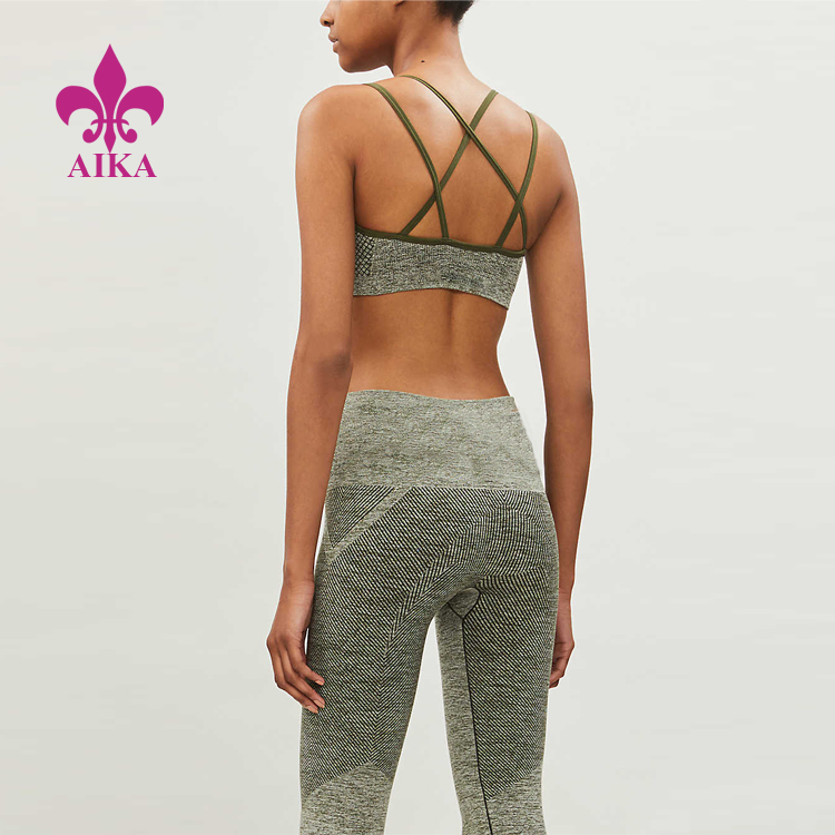 Best Price for Yoga Shorts - Just Arrived Fashion Design Women Gym Clothes Custom Sports Wear Sports Yoga Bra – AIKA