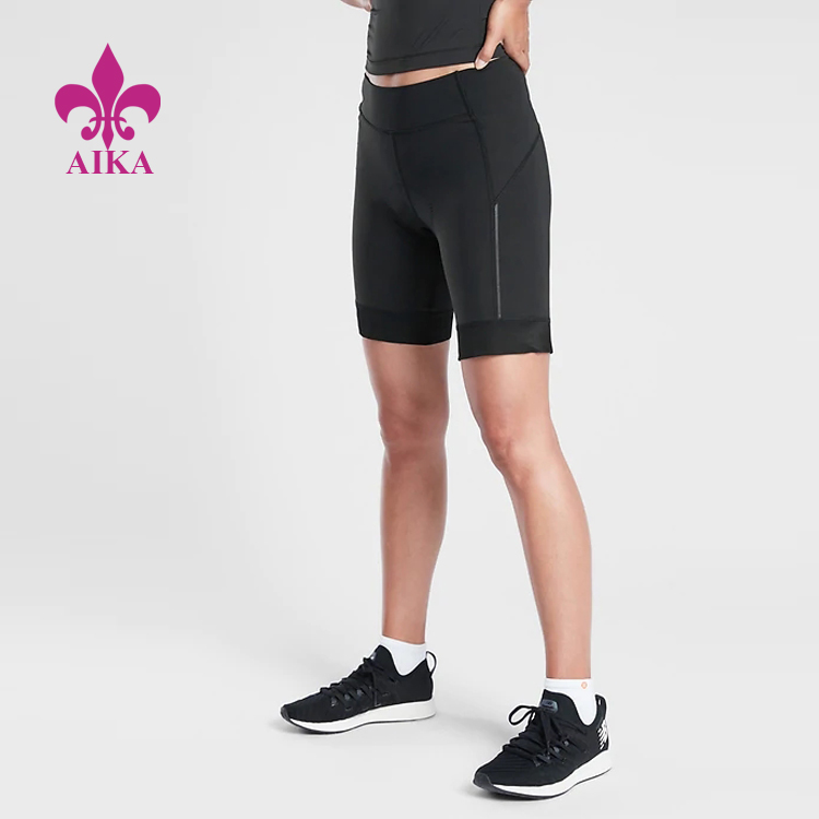 OEM Supply Yoga Leggings Manufacturer - Hot Sale Fashion Design Lightweight Hem Grippers Compression Cycle Training Shorts – AIKA
