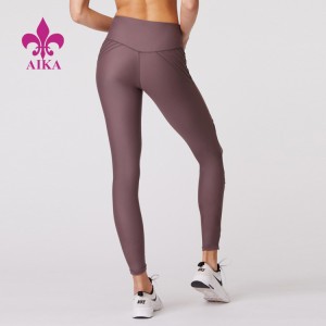 New Popular Stylish Sport Wear Hollow Out Scrunch Butt Leggings Yoga Clothing for Women