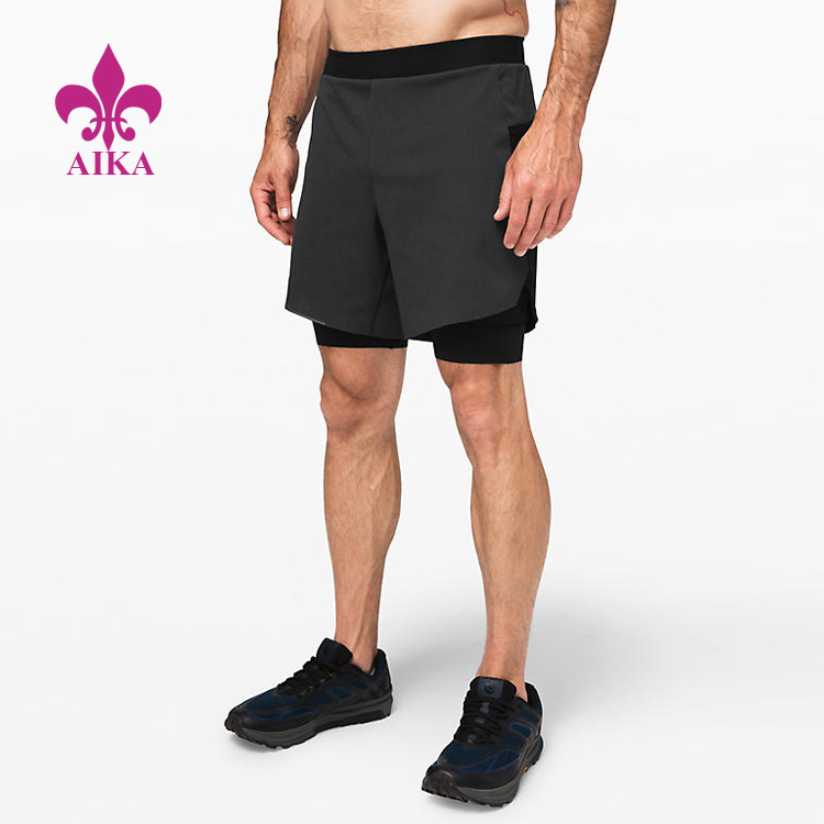 Super Lowest Price Cotton Pants And Trousers - Men Sports Wear Light Breathable Mesh Detail Quick Drying Sports Gym Running Shorts – AIKA