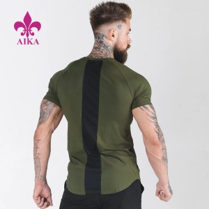 High Quality Lightweight Gym Clothing Breathable Athletic Wear Short Sleeve Quick Dry Sport T Shirt for Men