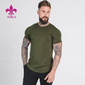 Wholesale Dealers of Running Wear - High Quality Lightweight Gym Clothing Breathable Athletic Wear Short Sleeve Quick Dry Sport T Shirt for Men – AIKA