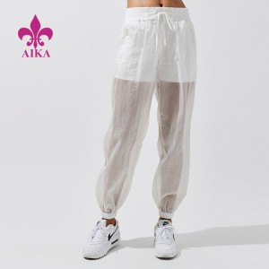 2021 wholesale price  Women Joggers - Top Quality Polyester Spandex Gym Wear Ladies 2 In 1 Sweat Pants Wholesale Women Joggers – AIKA