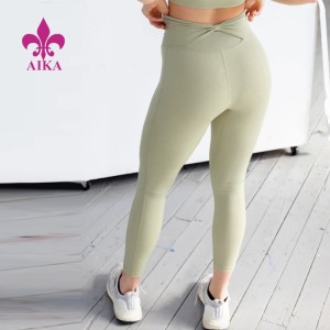 Fashion Arrivals High Waist Workout Compression Spandex Yoga Fitness Leggings For Women