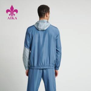 Hot Sale Pull Size Running Wear Full Zip Workout Clothing Sport Jackets Tracksuits for Men