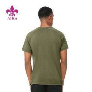 Factory Price Gym Clothing Comfortable Running Wear Cotton T Shirts for Men