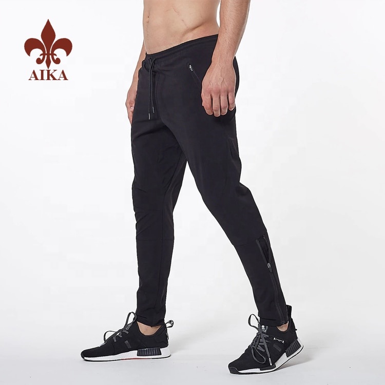 Short Lead Time for Track Pants - 2019 High quality Custom Training wear wholesale polyester spandex quick Dry fitness men running joggers – AIKA