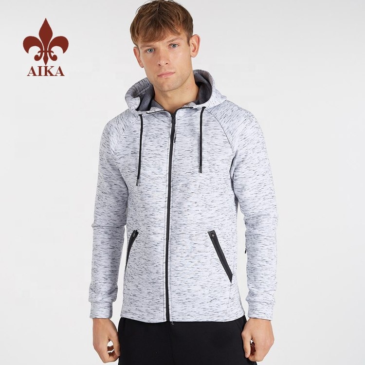 Factory making Fitness Bottom - Wholesale cheap polyester zip up design men’s custom xxxxl big hood hoodies in china – AIKA