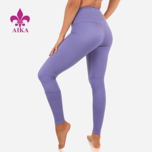 Wholesale high waist sexy women compressed fitness yoga legging pants