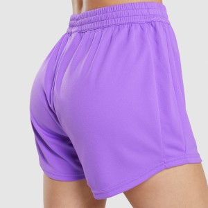 Factory Price Elastic Waist Sports Athletic Loose Mesh Running Shorts For Women