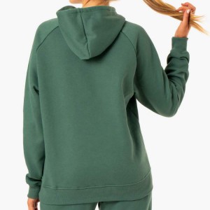 High Quality Custom Printing 100%Cotton Plain Workout Pullover Hoodies For Women