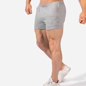 Wholesale Soft 100% Cotton Drawstring Waist Workout Active Sports Shorts For Men