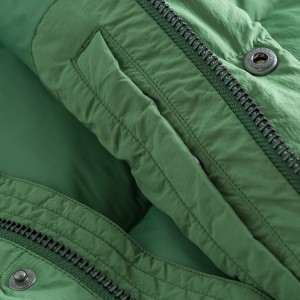 Wholesale Lightweight Custom Logo 100%Nylon Down Coat Puffer Jacket For Men