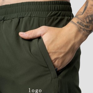 High Quality Polyester Drawstring Waist Men Track Sports Jogger Pants With Zipper Bottom