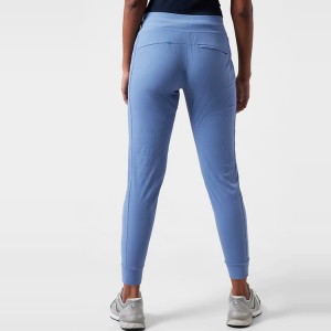 OEM Design Drawstring Waist Track Pants Lightweight Joggers Women Slim Fit Sweatpants