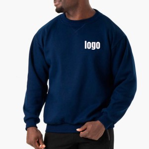 Cheapest Price  Sports Gym Wear - Custom Wholesale lightweight Cotton Spandex Plain Crewneck Sweatshirt For Men Gym Wear – AIKA