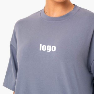 OEM Logo Printing Oversized Plain Wholesale Boyfriend Custom Gym Sports T Shirt For Women