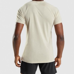 Wholesale Breathable Sports T Shirts Men Plain Cotton Polyester T Shirts Custom Logo