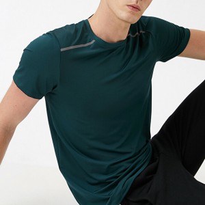 Custom Fitness Gym Wear Lightweight O Neck Workout Plain Short Sleeve Men T Shirt Custom Printing