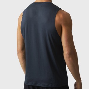 High Quality Cool Dry Cuff Off Arm Hole Custom Sports Fitness Tank Top For Men