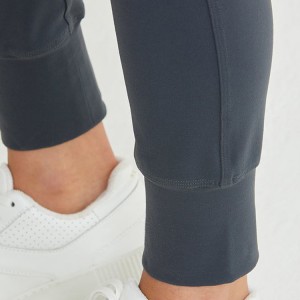 High Quality Stretchable Drawstring Waist Women Custom Slim Fit Sports Jogger Pants